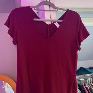 Soft maroon t shirt